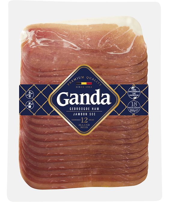 GANDA HAM VOORGESNEDEN